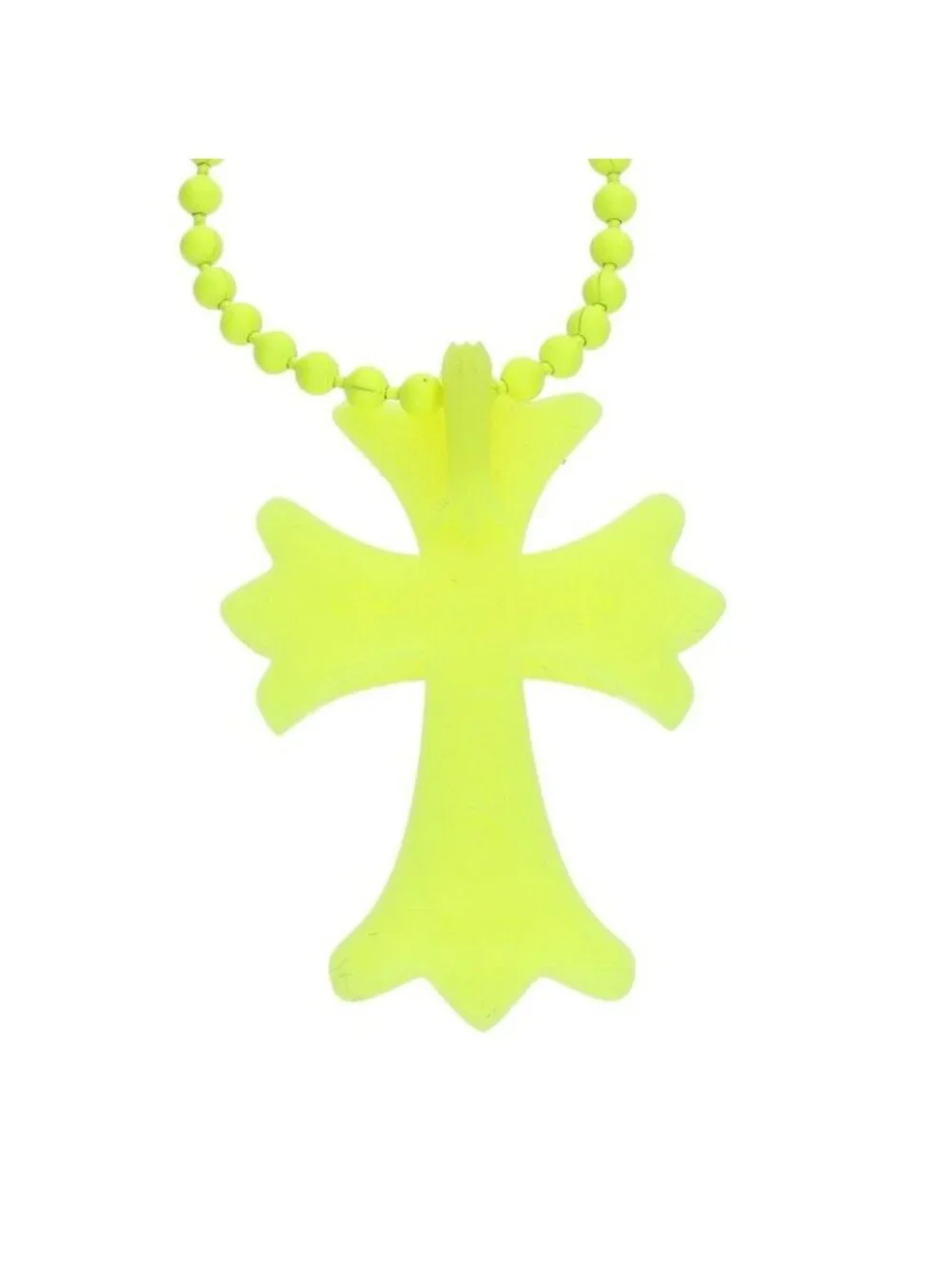 Chrome Hearts Fno Rubber CH Small CH Cross Fno Limited Silicone Necklace